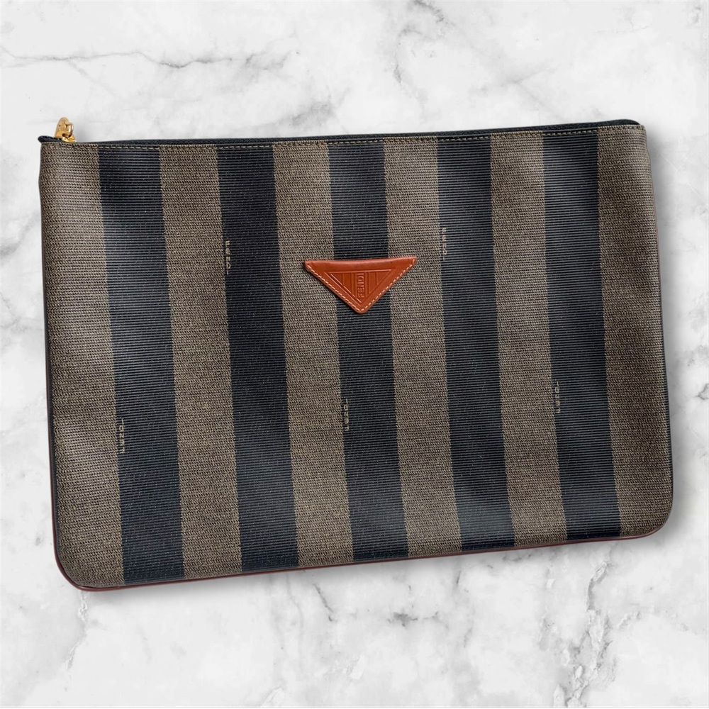 Fendi Pequin Portfolio Clutch with dustbag - Picture 8 of 14